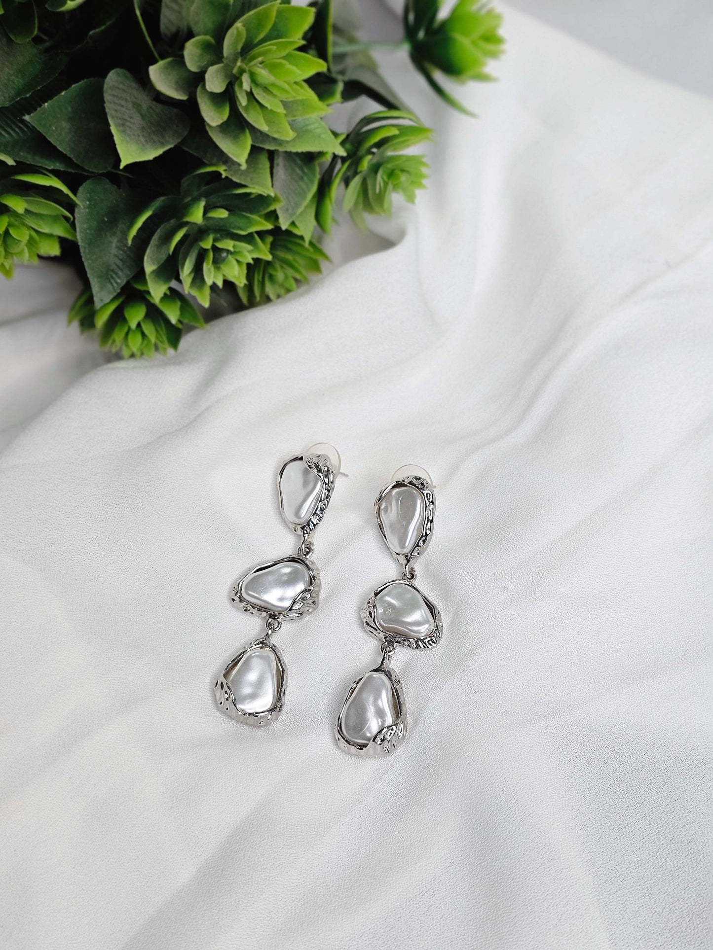 Mother of Pearl Danglers