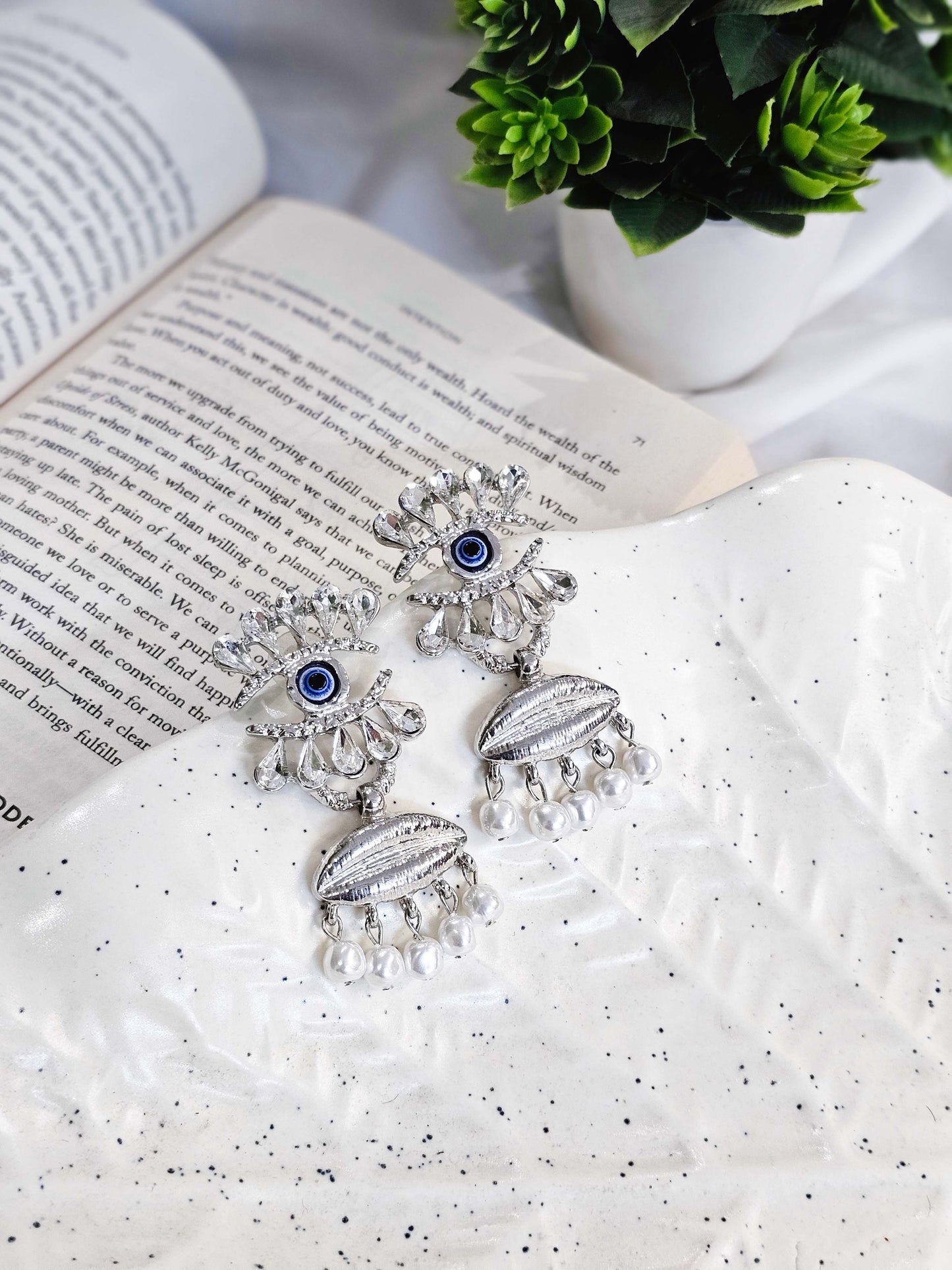 Evil Eye Bold Danglers